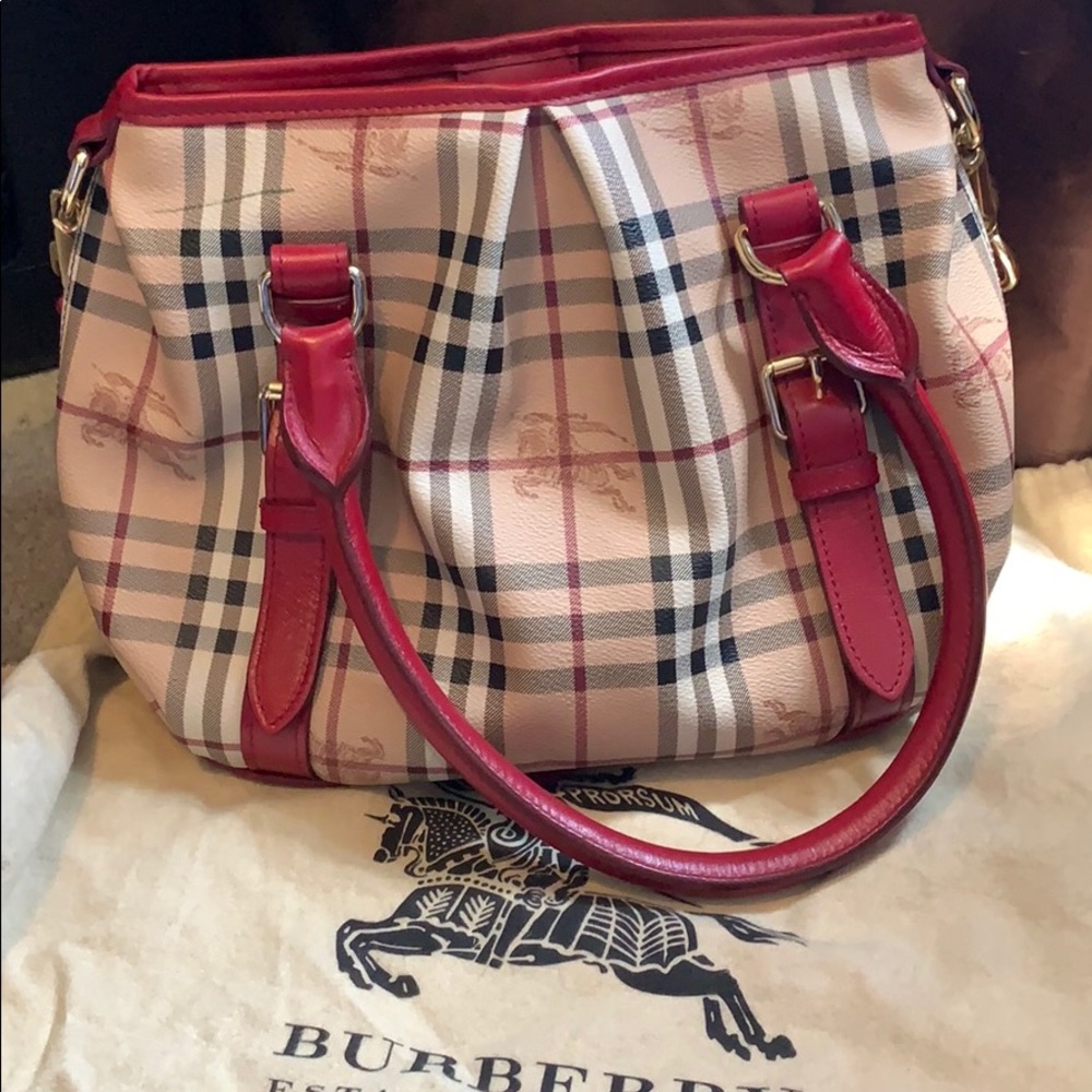 Burberry Haymarket Colours Small Northfield Tote